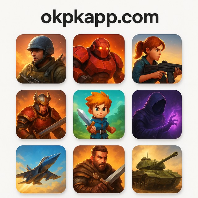 okpk–এর সকল গেমিং প্ল্যাটফর্ম-গেমগুলোর
